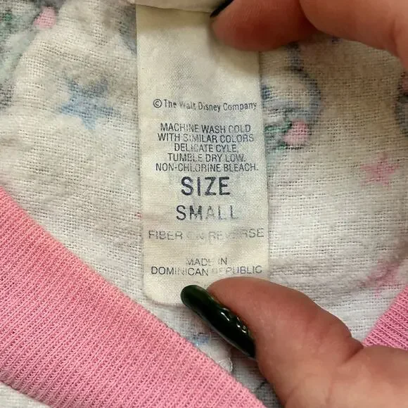 Vintage Disney Mickey Unlimited Pajamas Bodysuit One Piece Sleeping Mickey Small - Picture 6 of 13